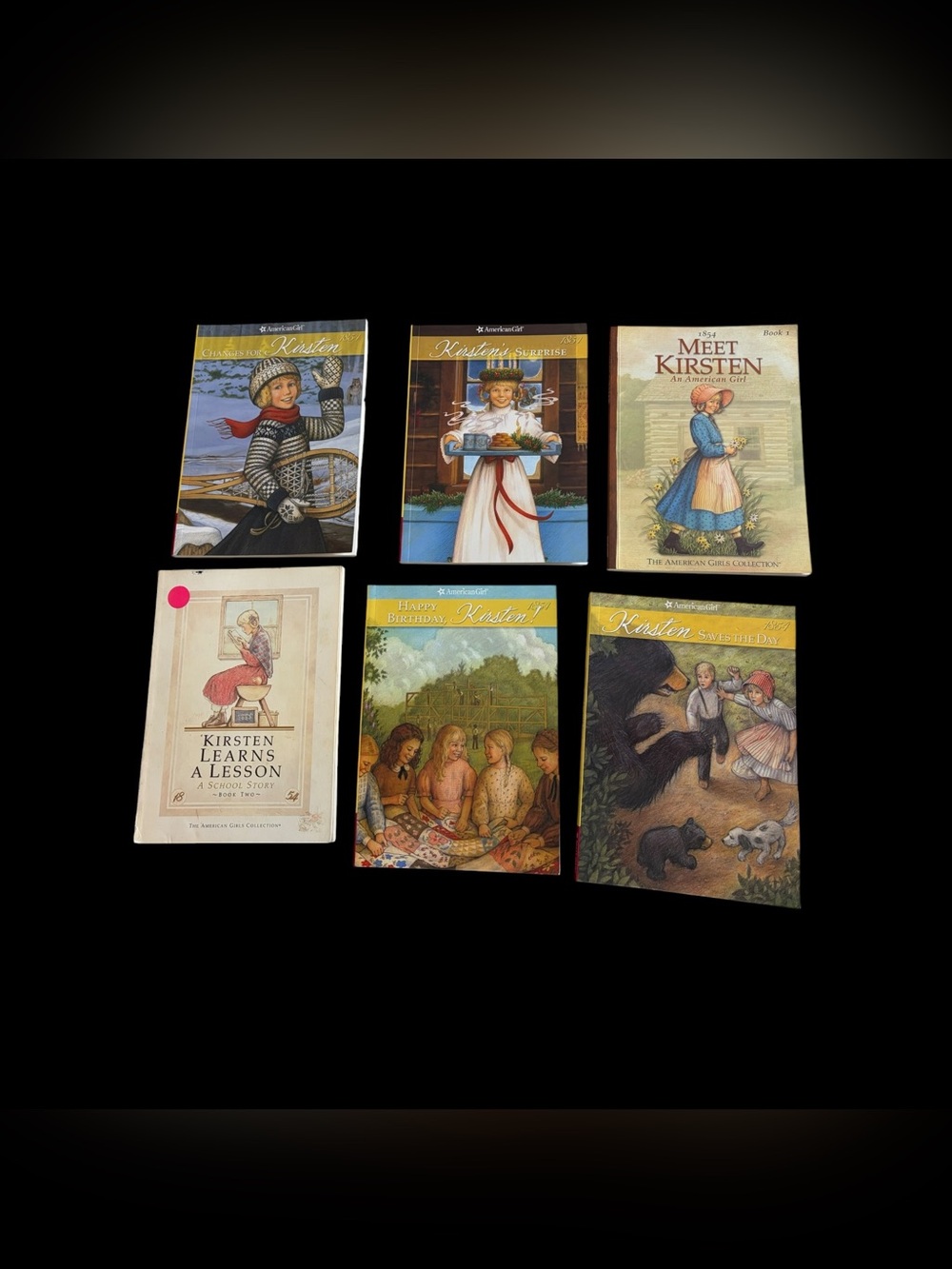 Vintage American Girl Kirsten Larson Book Set 1-6 Complete Series Paperbacks